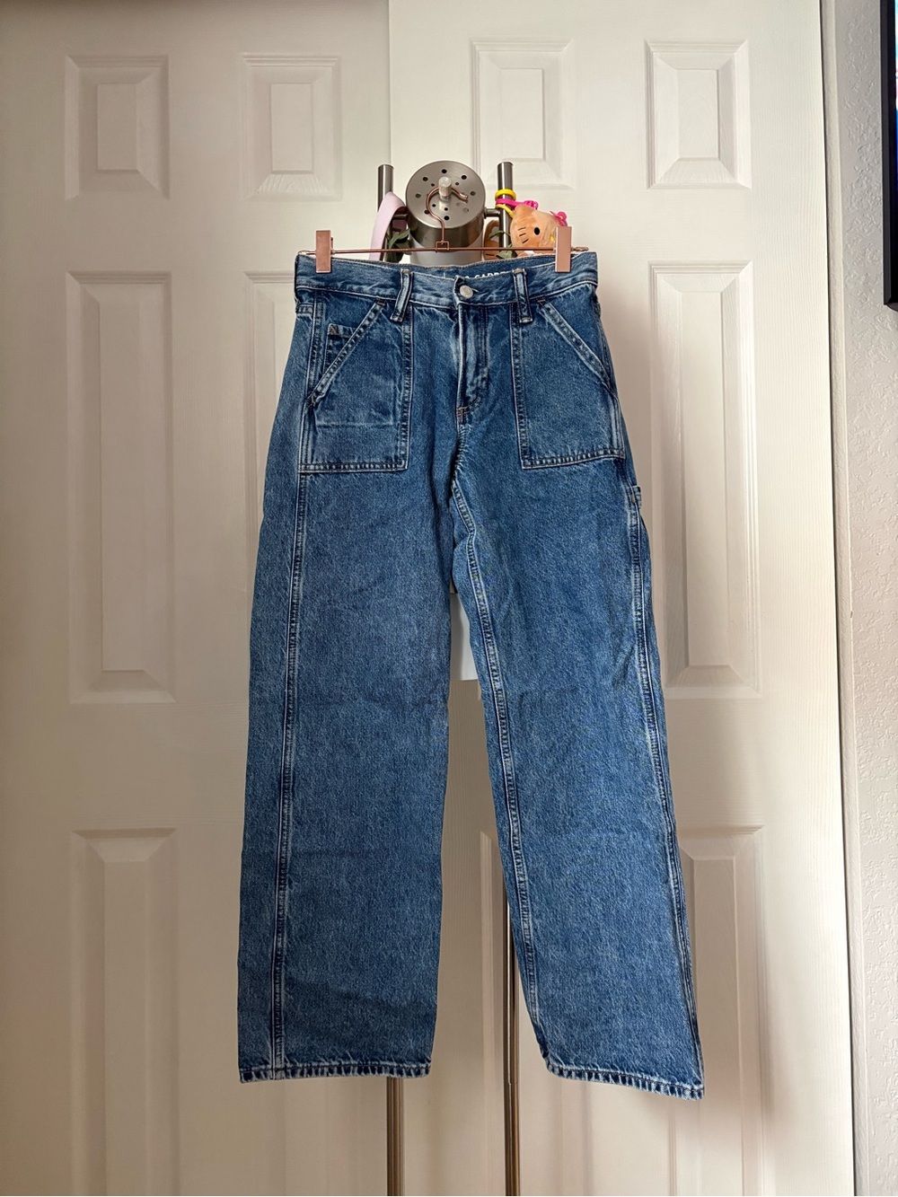 Classic Blue Youth Girls Carpenter Jeans